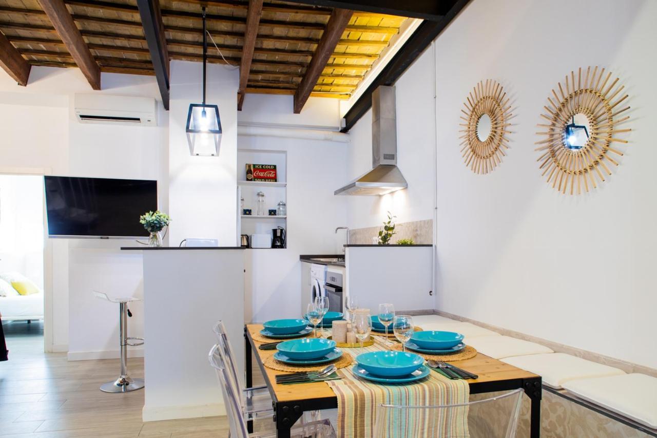 Florit Flats - Cabanyal 3 Bedroom Wifi Ac Terrace Beach Penthouse Valencia Exteriör bild